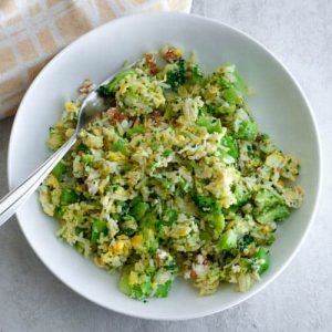 Broccoli Rice Breakfast Bowl