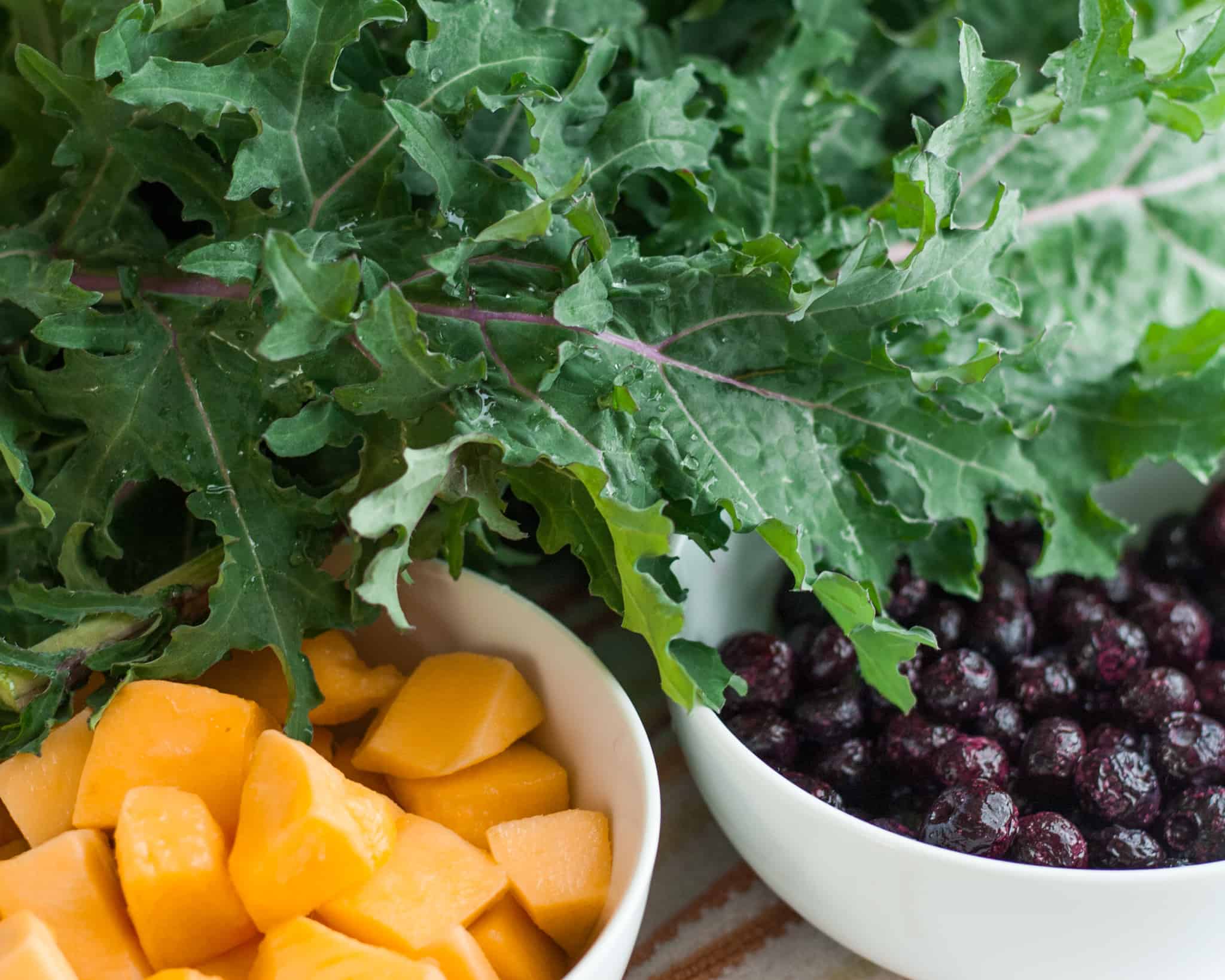 Kale Berry Mango Smoothie The Garden Delicious